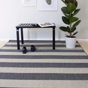 Lyon Stripe 5229 grey käytävämatto leveys 80cm