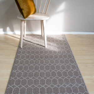 Belmont vaaleanruskea käytävämatto leveys 80cm (mokka)