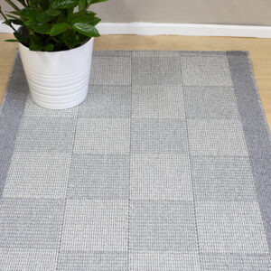 Ennea 901 harmaa käytävämatto leveys 100cm (grey-sugar)